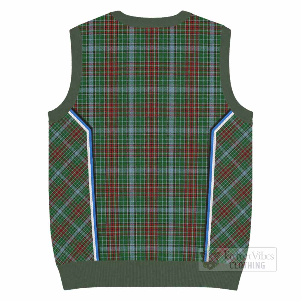 Gayre Tartan Crest Knitted V-Neck Vest Scotland Coat of Arm Flag Style - Tartan Vibes Clothing