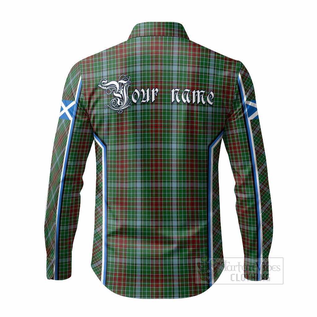 Gayre Tartan Crest Long Sleeve Button Shirts Scotland Coat of Arm Flag Style - Tartan Vibes Clothing