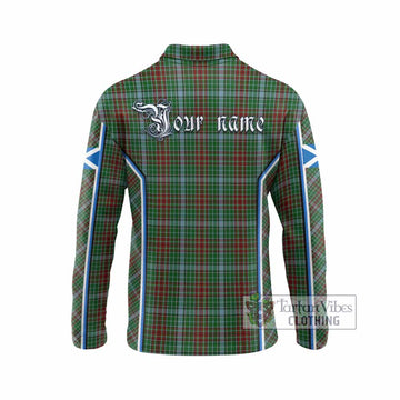 Gayre Tartan Crest Long Sleeve Polo Shirt Scotland Coat of Arm Flag Style - Tartan Vibes Clothing