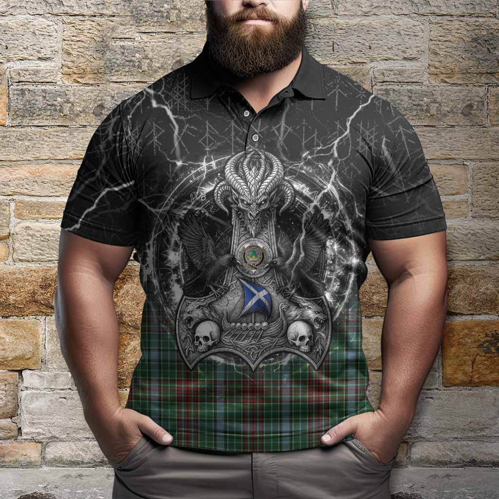 Gayre Tartan Crest Polo Shirt Celtic Odin's Raven Legacy