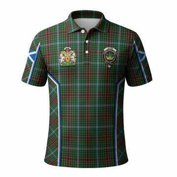 Gayre Tartan Crest Polo Shirt Scotland Coat of Arm Flag Style - Tartan Vibes Clothing