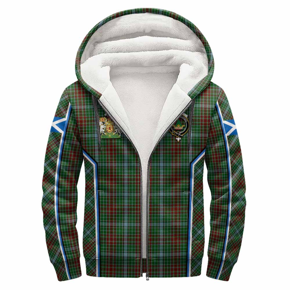 Gayre Tartan Crest Sherpa Hoodie Scotland Coat of Arm Flag Style - Tartan Vibes Clothing