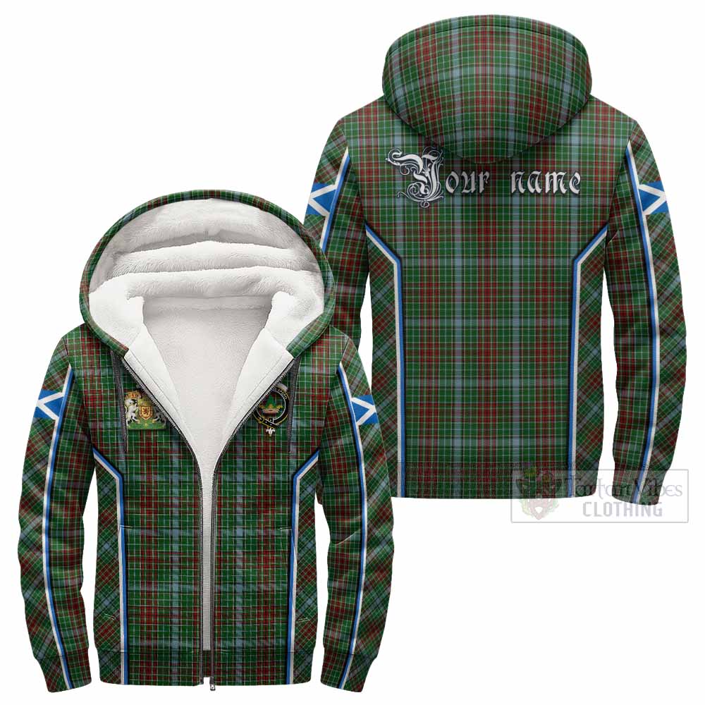 Gayre Tartan Crest Sherpa Hoodie Scotland Coat of Arm Flag Style - Tartan Vibes Clothing