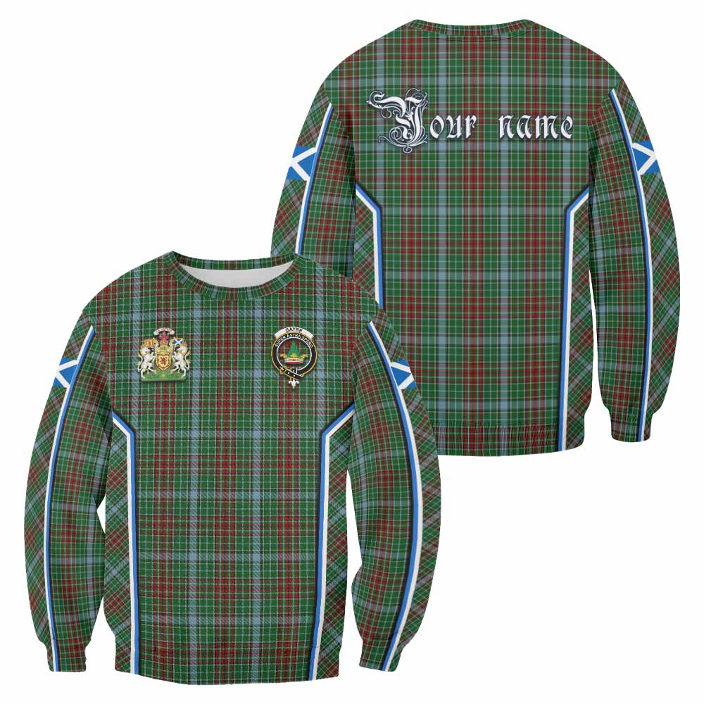 Gayre Tartan Crest Sweatshirt Scotland Coat of Arm Flag Style - Tartan Vibes Clothing