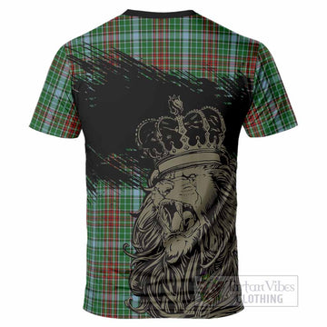 Gayre Tartan Crest T-Shirt Crowned Lion Heritage Style