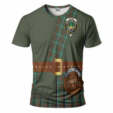 Gayre Tartan Crest T-Shirt Kilt Costume Style