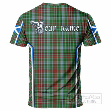 Gayre Tartan Crest T-shirt Scotland Coat of Arm Flag Style
