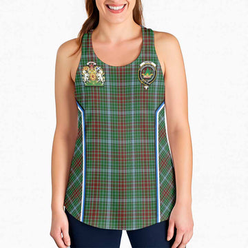 Gayre Tartan Crest Women Racerback Tanks Scotland Coat of Arm Flag Style - Tartan Vibes Clothing