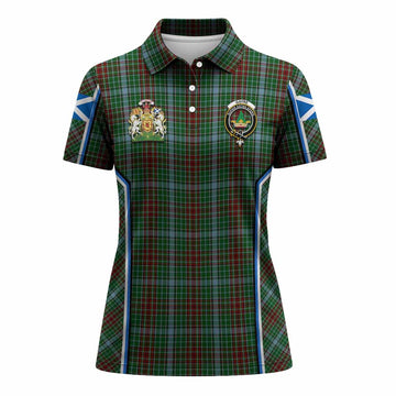Gayre Tartan Crest Women's Polo Shirt Scotland Coat of Arm Flag Style - Tartan Vibes Clothing