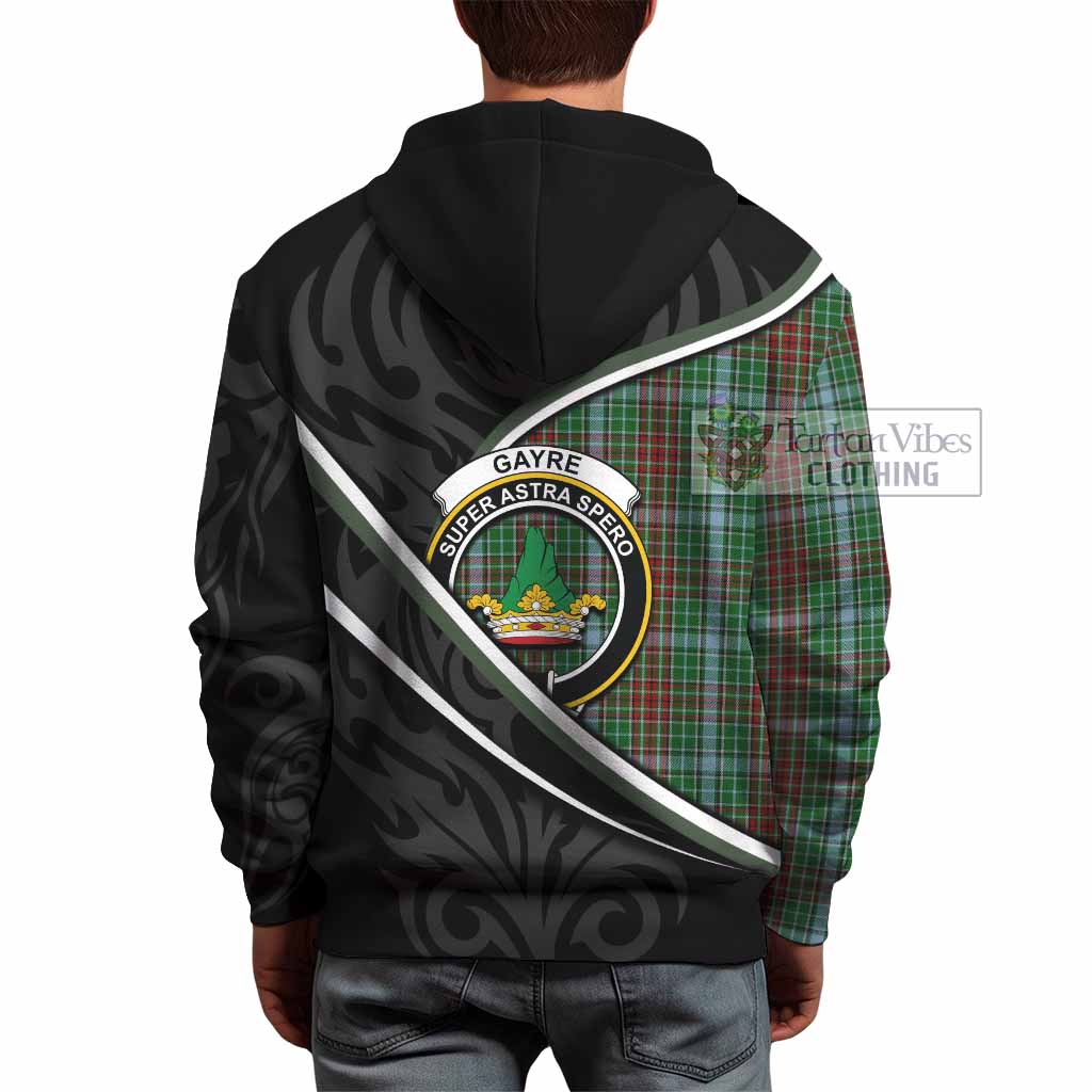 Gayre Tartan Family Crest Hoodie Celtic Scottish Thistle Floral - Tartan Vibes Clothing