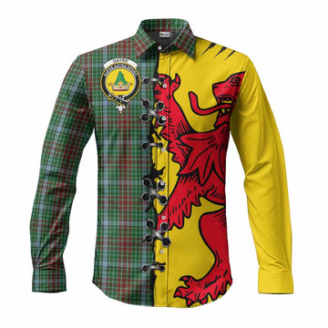 Gayre Tartan Family Crest Long Sleeve Button Shirts Lion Rampant Honor