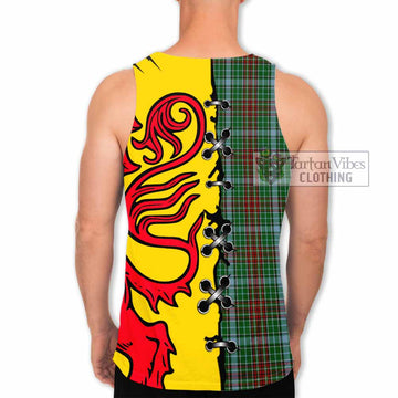 Gayre Tartan Family Crest Men Tank Top Lion Rampant Honor