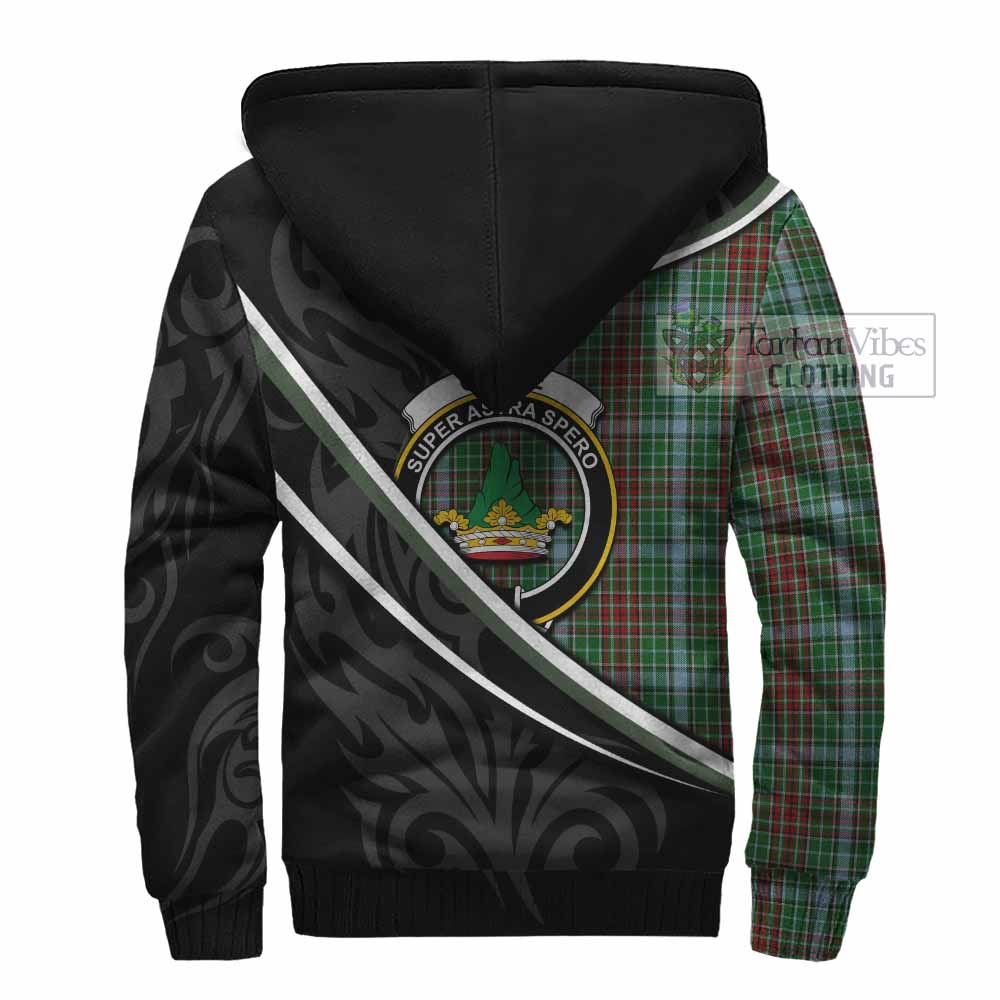 Gayre Tartan Family Crest Sherpa Hoodie Celtic Scottish Thistle Floral - Tartan Vibes Clothing