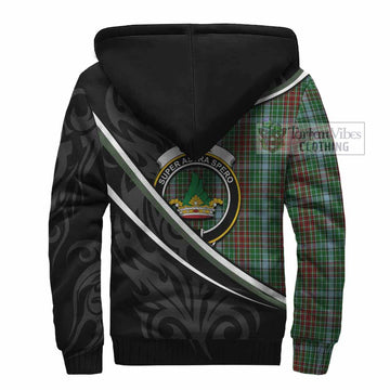 Gayre Tartan Family Crest Sherpa Hoodie Celtic Scottish Thistle Floral - Tartan Vibes Clothing