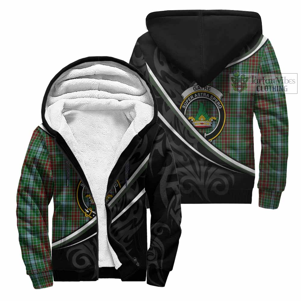 Gayre Tartan Family Crest Sherpa Hoodie Celtic Scottish Thistle Floral - Tartan Vibes Clothing