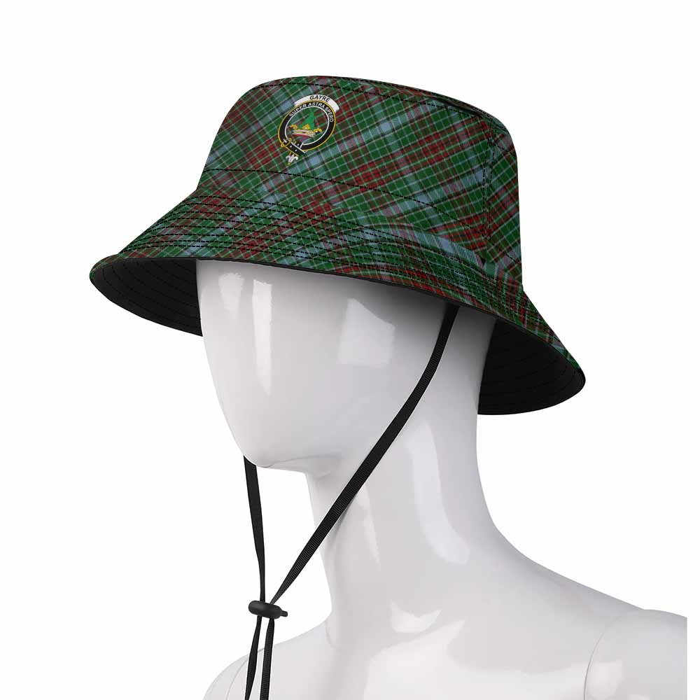 Gayre Tartan Fishing Hat with Family Crest