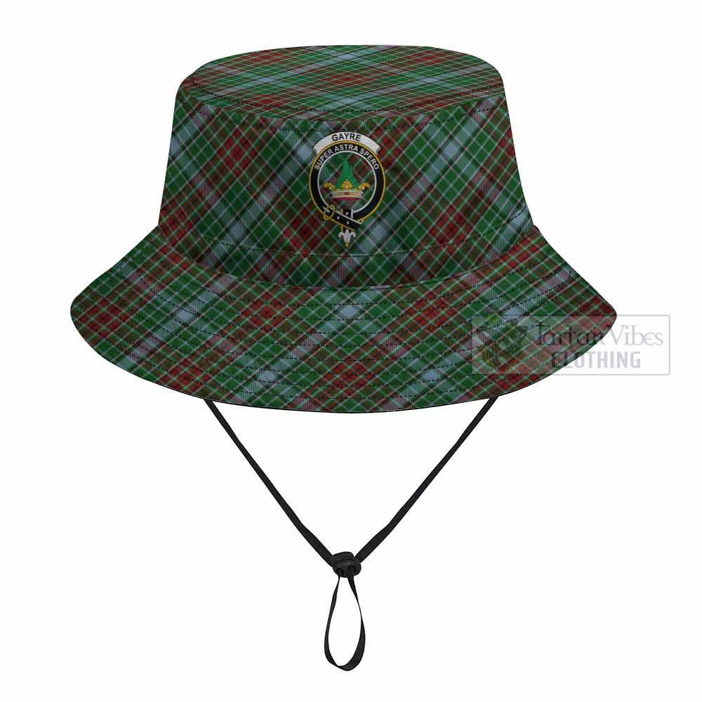 Gayre Tartan Fishing Hat with Family Crest