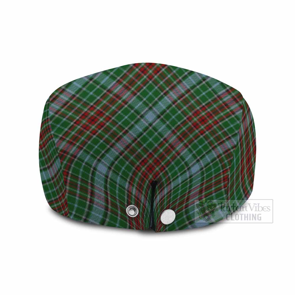 Gayre Tartan Flat Cap, Jeff Cap Cross Style with Family Crest - Tartan Vibes Clothing