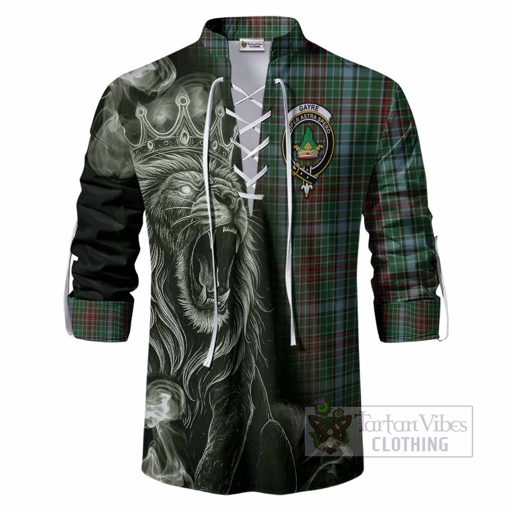 Gayre Tartan Ghillie Shirt Roaring Lion Heritage