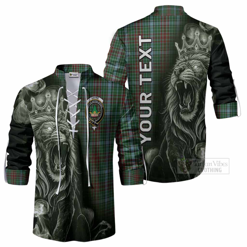 Gayre Tartan Ghillie Shirt Roaring Lion Heritage