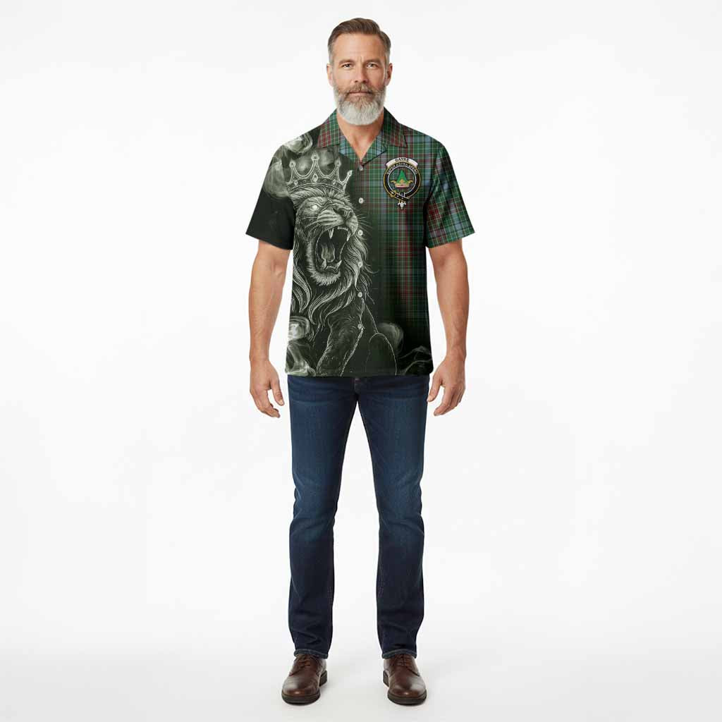 Gayre Tartan Hawaiian Shirt Roaring Lion Heritage