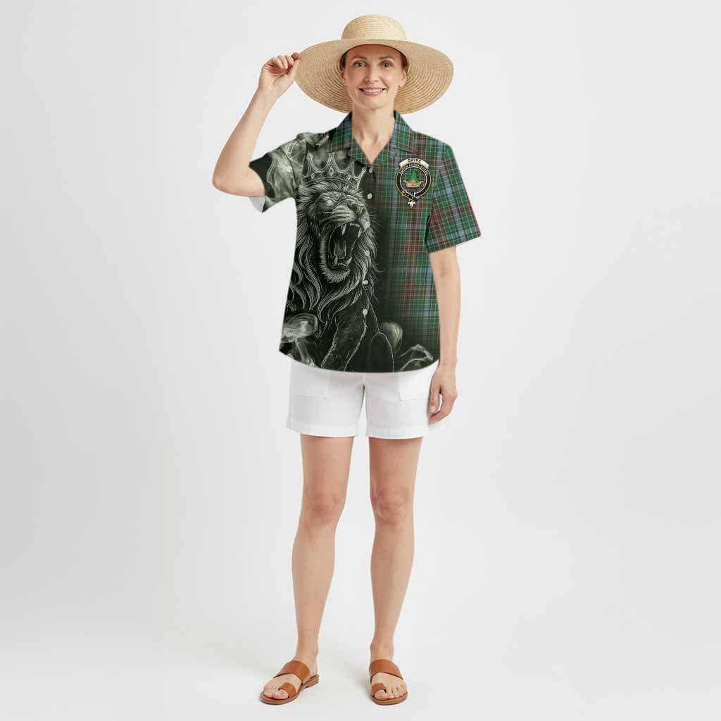 Gayre Tartan Hawaiian Shirt Roaring Lion Heritage