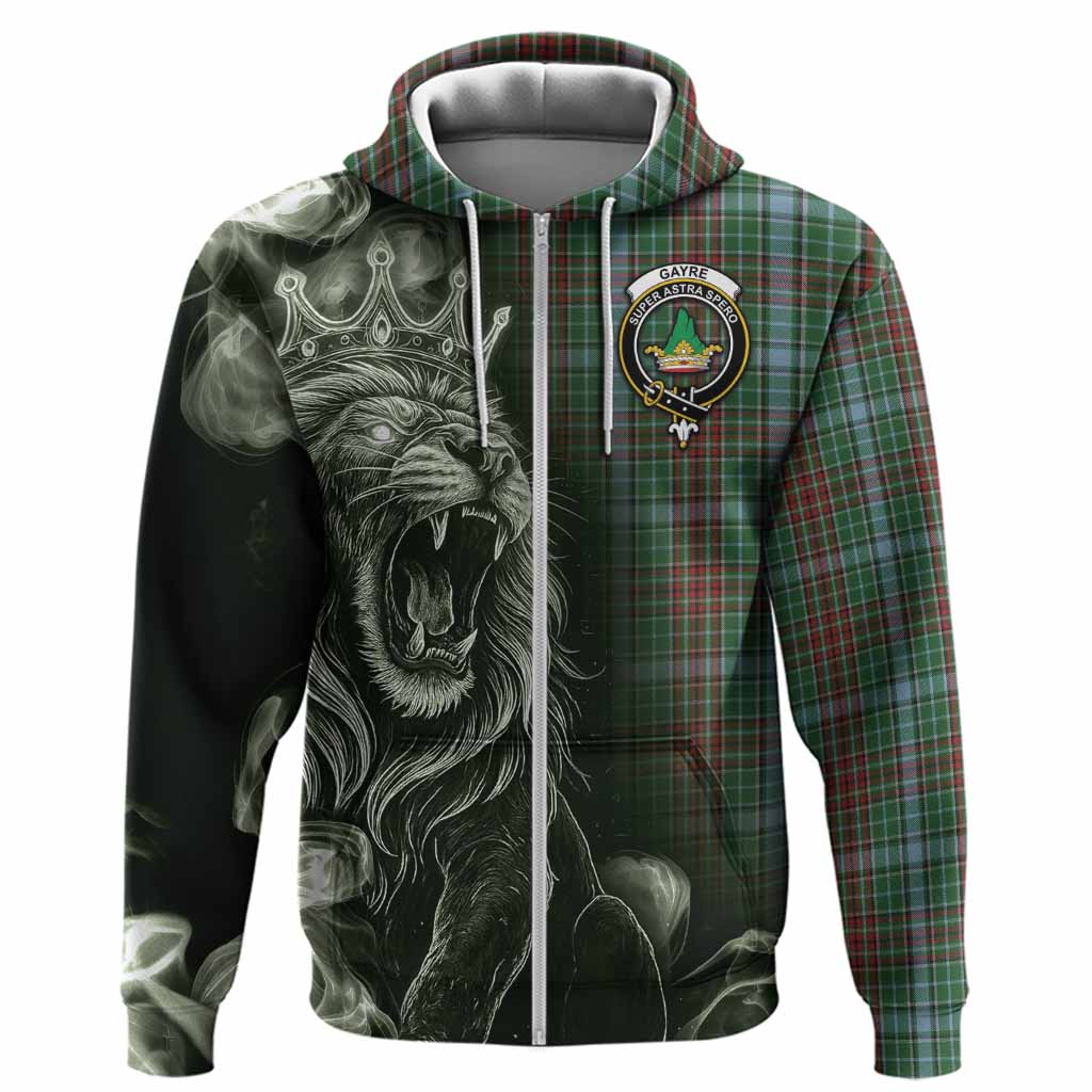 Gayre Tartan Hoodie Roaring Lion Heritage