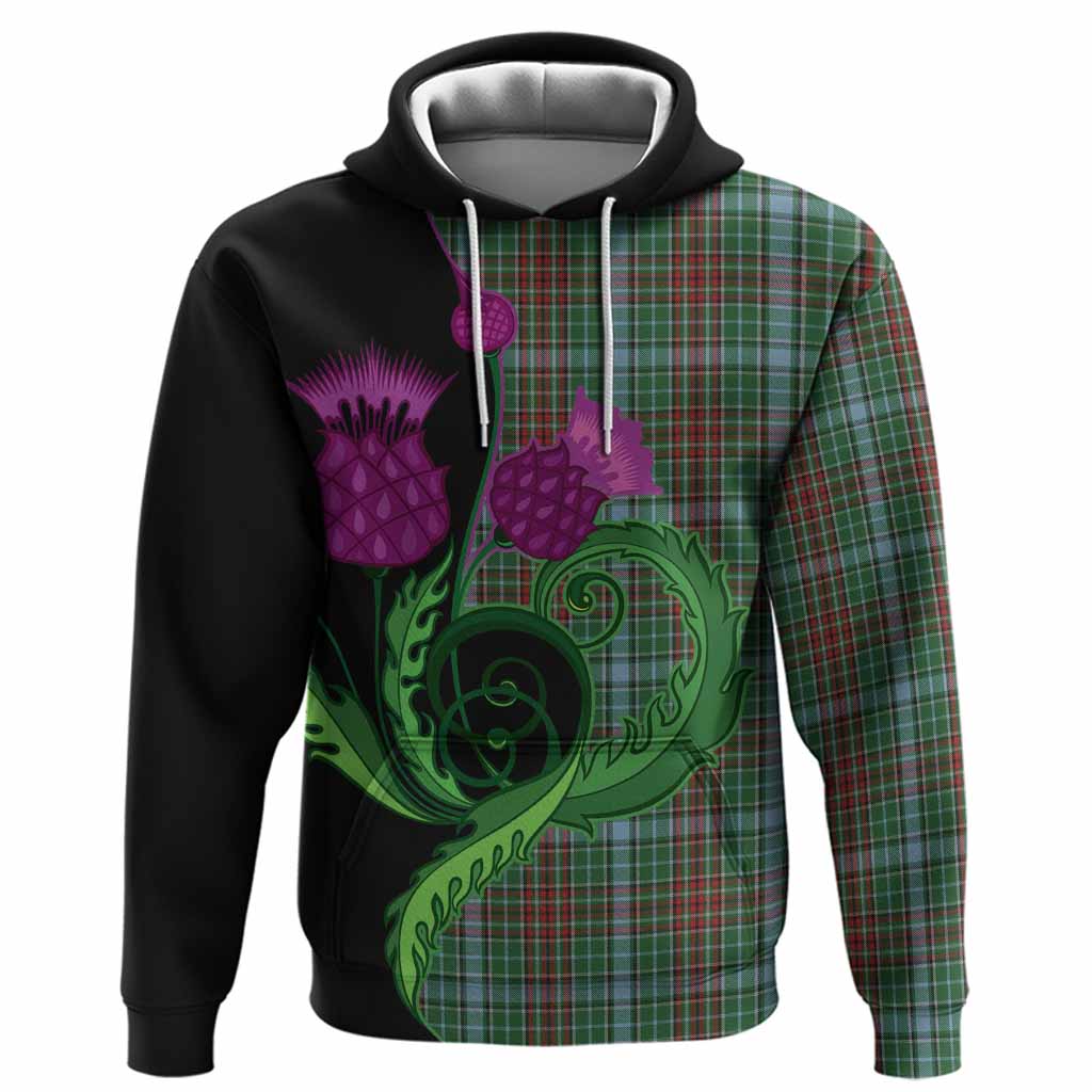Gayre Tartan Hoodie Traditional Scottish Thistle