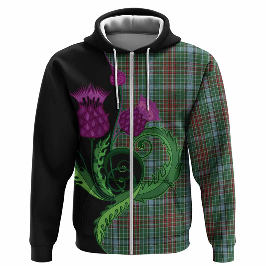 Gayre Tartan Hoodie Traditional Scottish Thistle