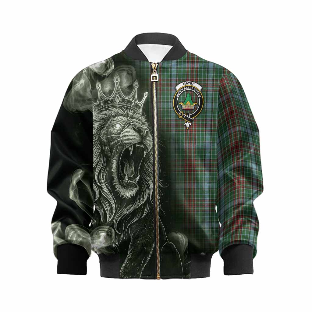 Gayre Tartan Kid Bomber Jacket Roaring Lion Heritage