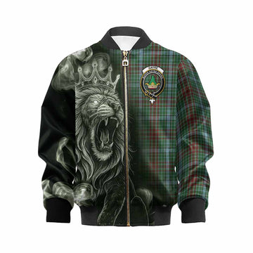 Gayre Tartan Kid Bomber Jacket Roaring Lion Heritage