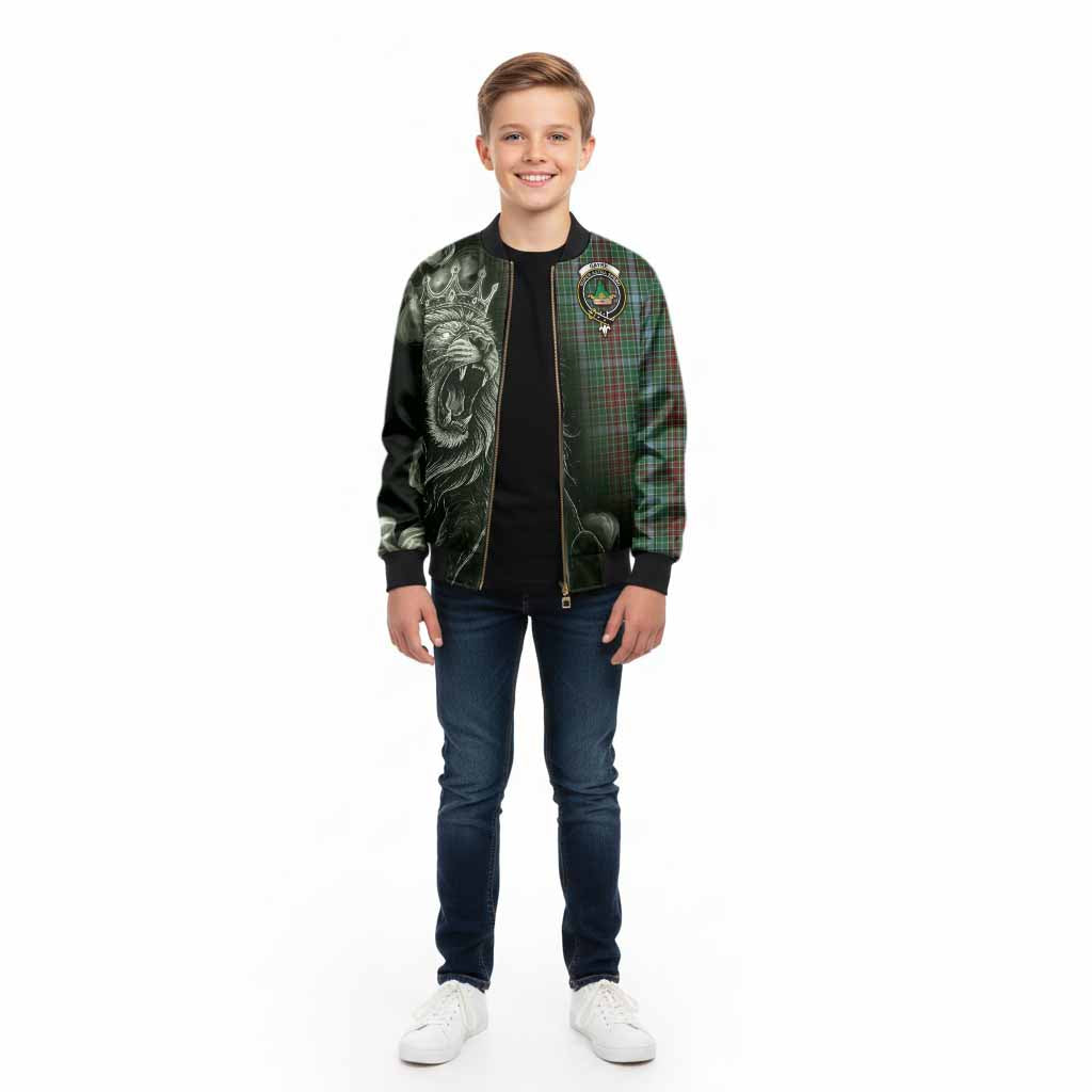 Gayre Tartan Kid Bomber Jacket Roaring Lion Heritage