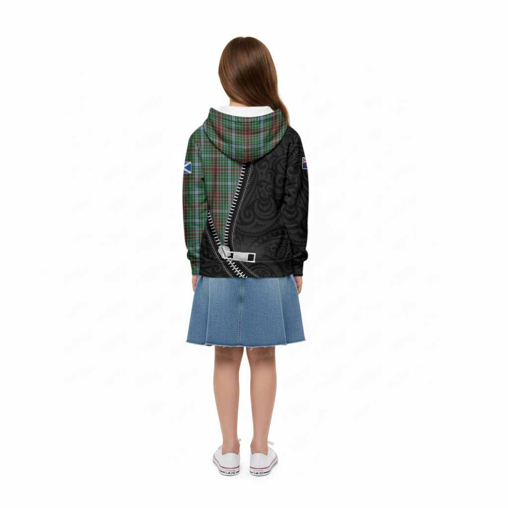 Gayre Tartan Kid Hoodie New Zealand Pattern Unique Zipper Stylized
