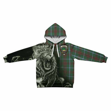 Gayre Tartan Kid Hoodie Roaring Lion Heritage