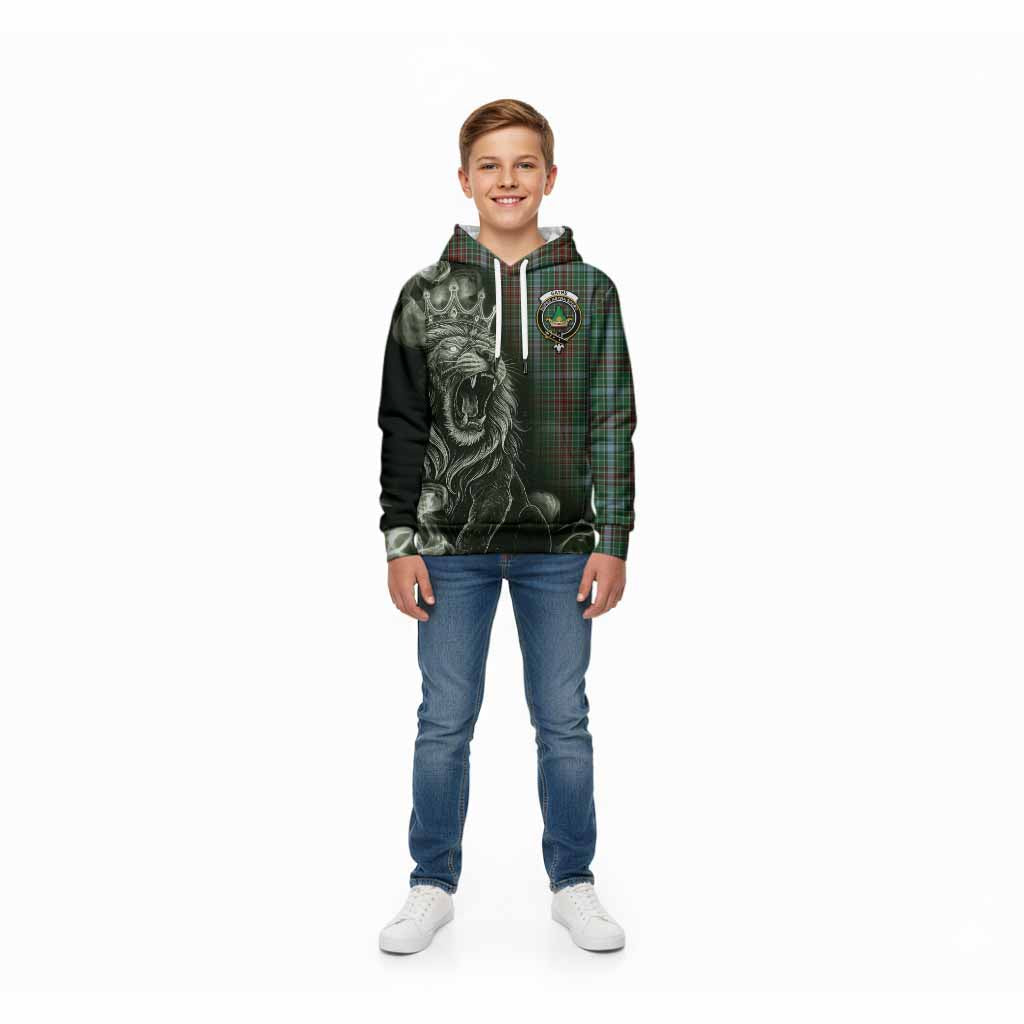 Gayre Tartan Kid Hoodie Roaring Lion Heritage