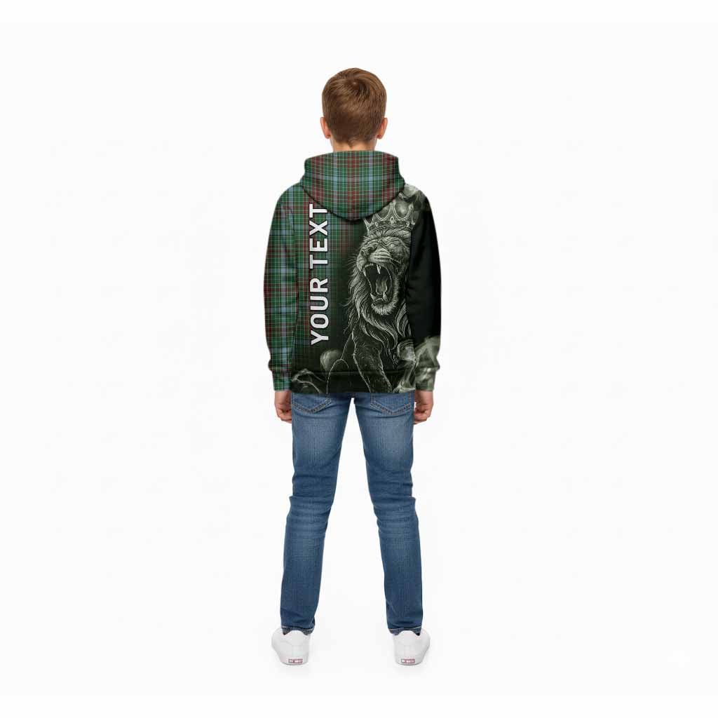 Gayre Tartan Kid Hoodie Roaring Lion Heritage