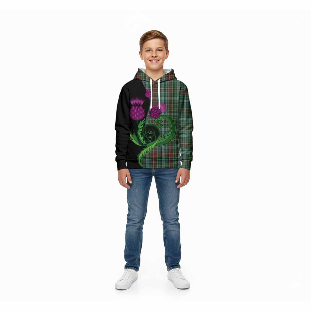Gayre Tartan Kid Hoodie Traditional Scottish Thistle