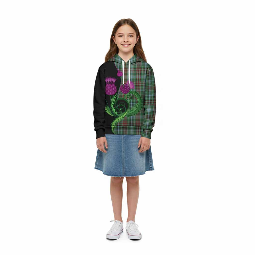 Gayre Tartan Kid Hoodie Traditional Scottish Thistle