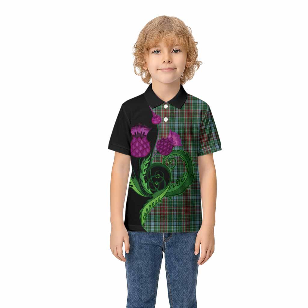 Gayre Tartan Kid Polo Shirt Traditional Scottish Thistle