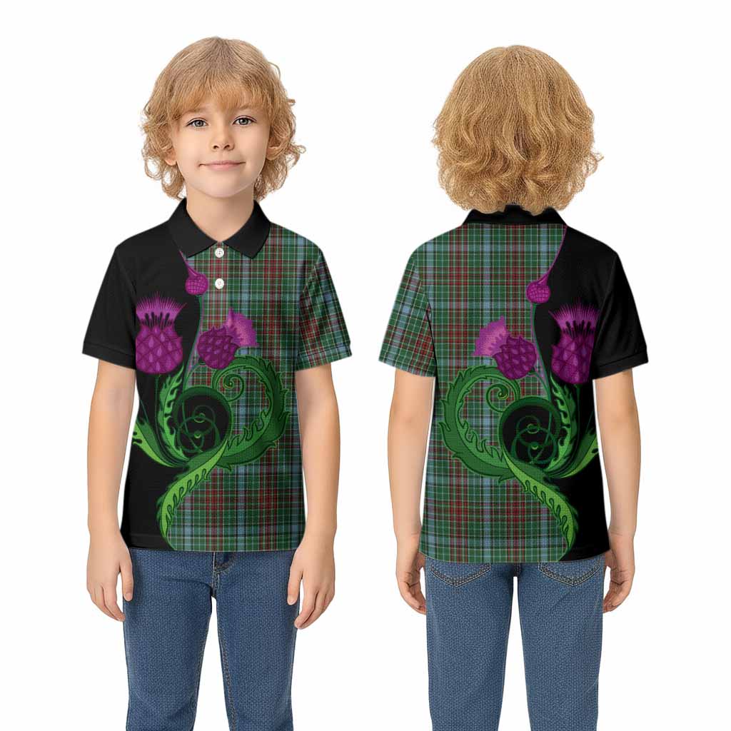 Gayre Tartan Kid Polo Shirt Traditional Scottish Thistle