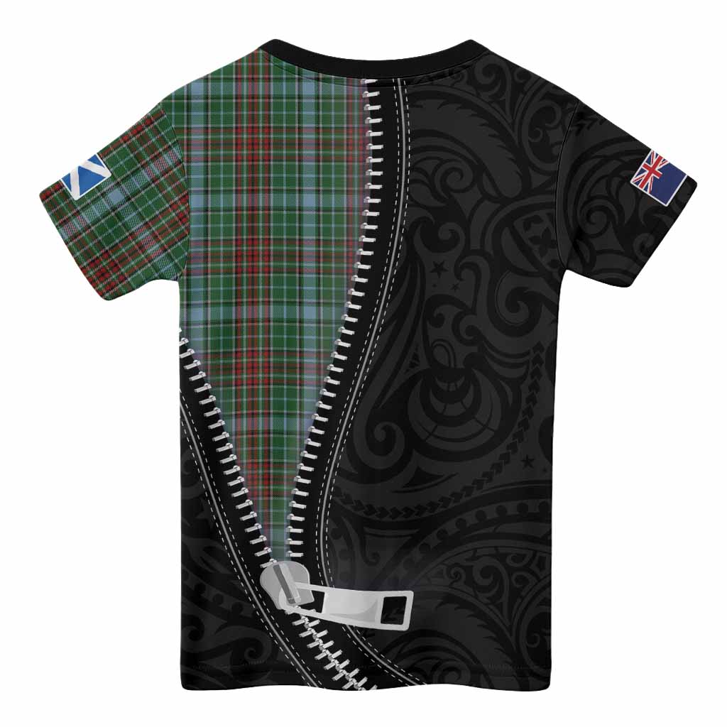 Gayre Tartan Kid T-shirt New Zealand Pattern Unique Zipper Stylized