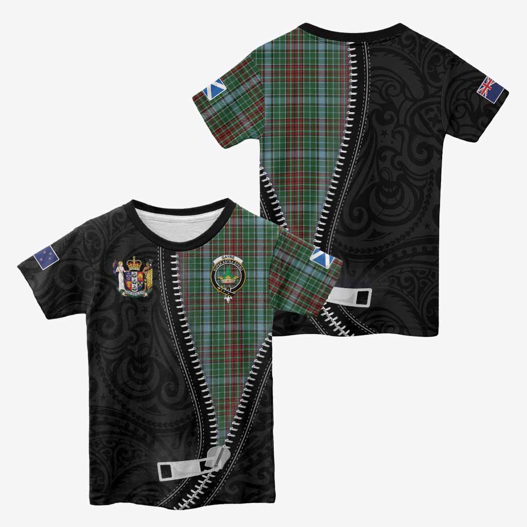 Gayre Tartan Kid T-shirt New Zealand Pattern Unique Zipper Stylized