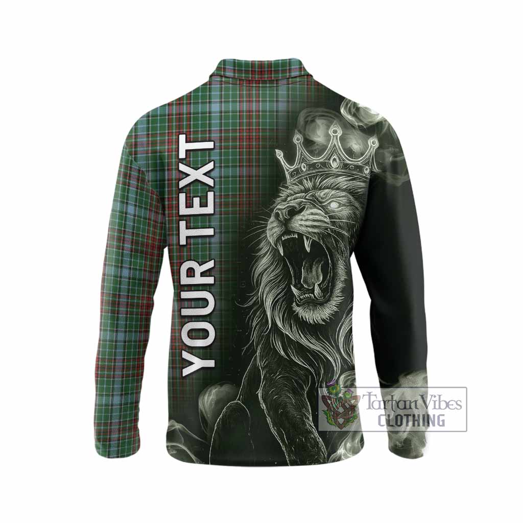 Gayre Tartan Long Sleeve Polo Shirt Roaring Lion Heritage