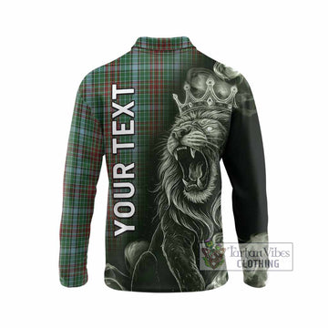 Gayre Tartan Long Sleeve Polo Shirt Roaring Lion Heritage