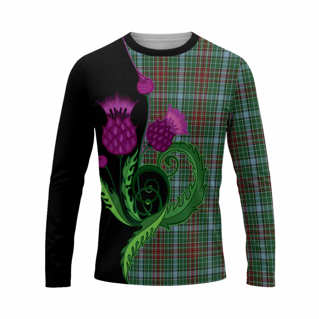 Gayre Tartan Long Sleeve T-Shirt Traditional Scottish Thistle