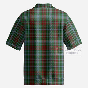 Gayre Tartan Men’s Polo Sweater Top with Family Crest