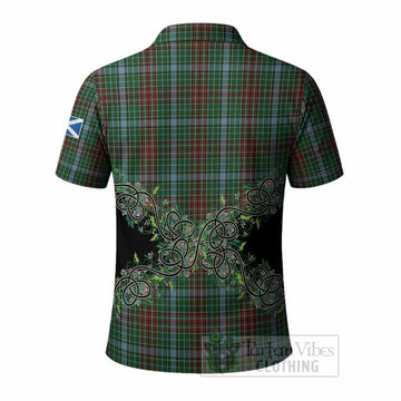 Gayre Tartan Polo Shirt Thistle Scottish Spirit