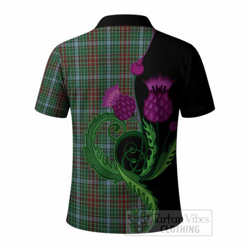 Gayre Tartan Polo Shirt Traditional Scottish Thistle