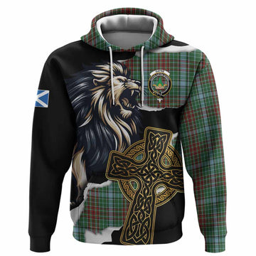 Gayre Tartan Scottish Hoodie Lion Celtic Heritage