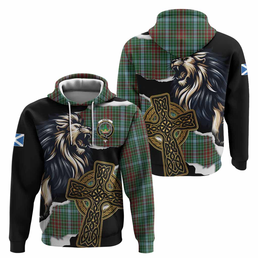 Gayre Tartan Scottish Hoodie Lion Celtic Heritage